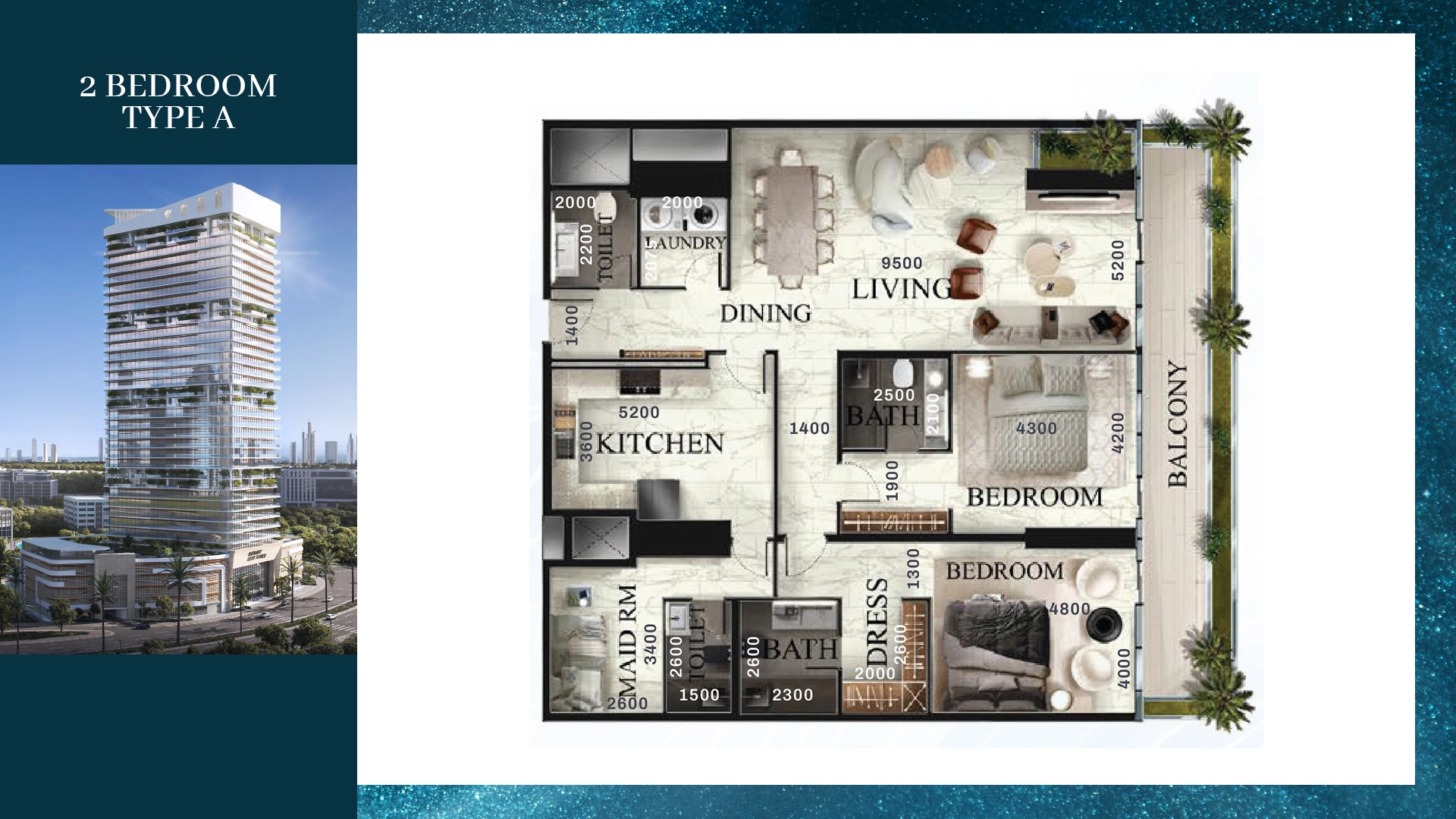 2 BR - Type B